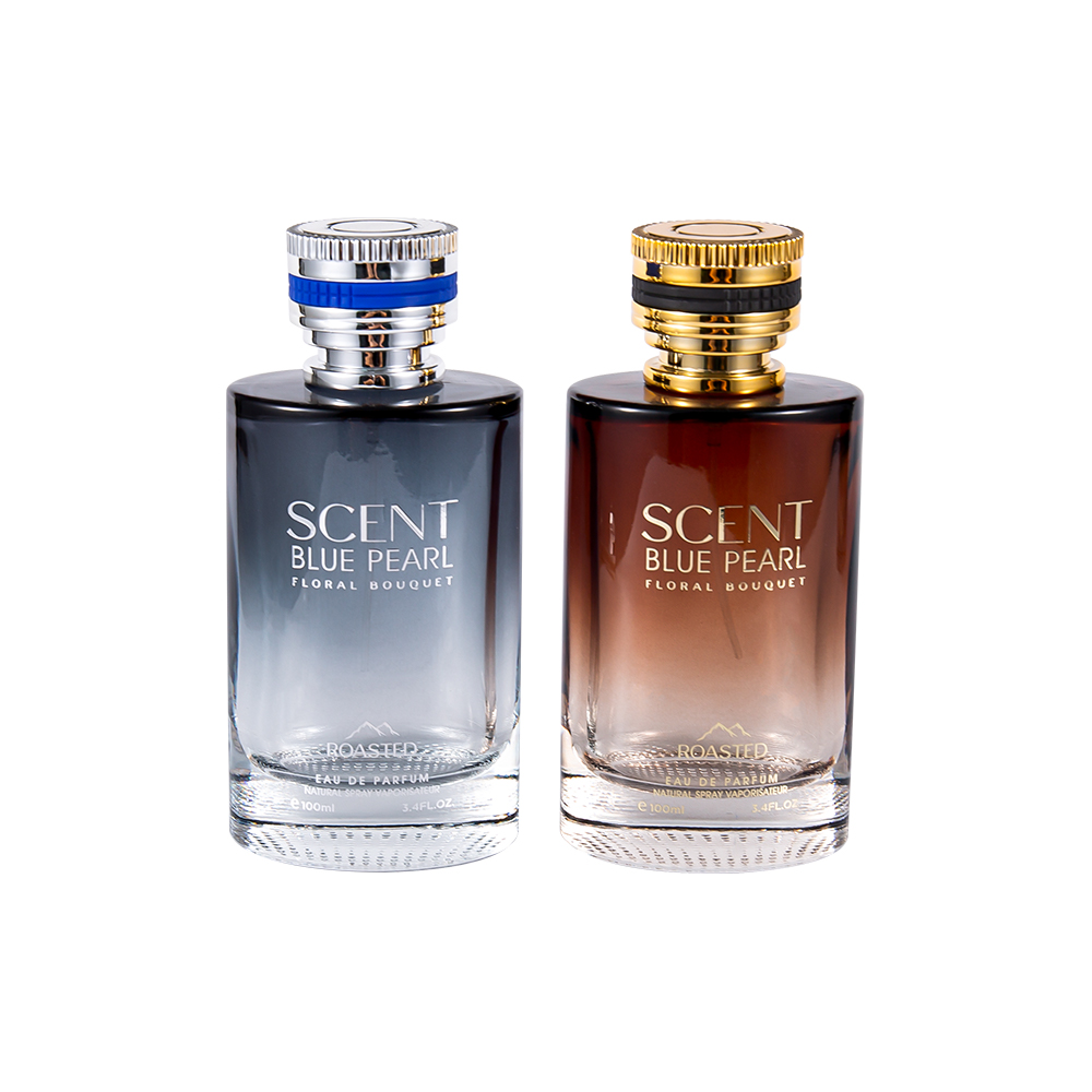 KY1109-WJ2098 Flacon de parfum din sticlă în relief 100ML cu capac de parfum Pcta