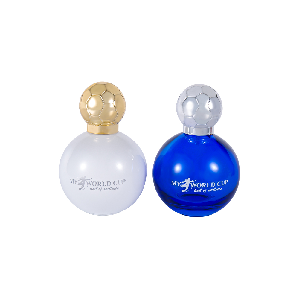 KY337-WJ2530 Flacon de parfum din sticlă de fotbal de 50 ml cu capac de fotbal