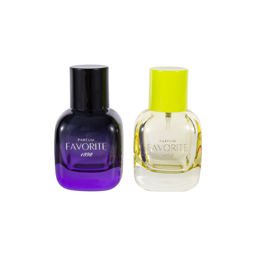 GC4868-WJ2445 Flacon de parfum din sticlă decorativă de 30 ml cu capac din PP, serie cu capacități multiple