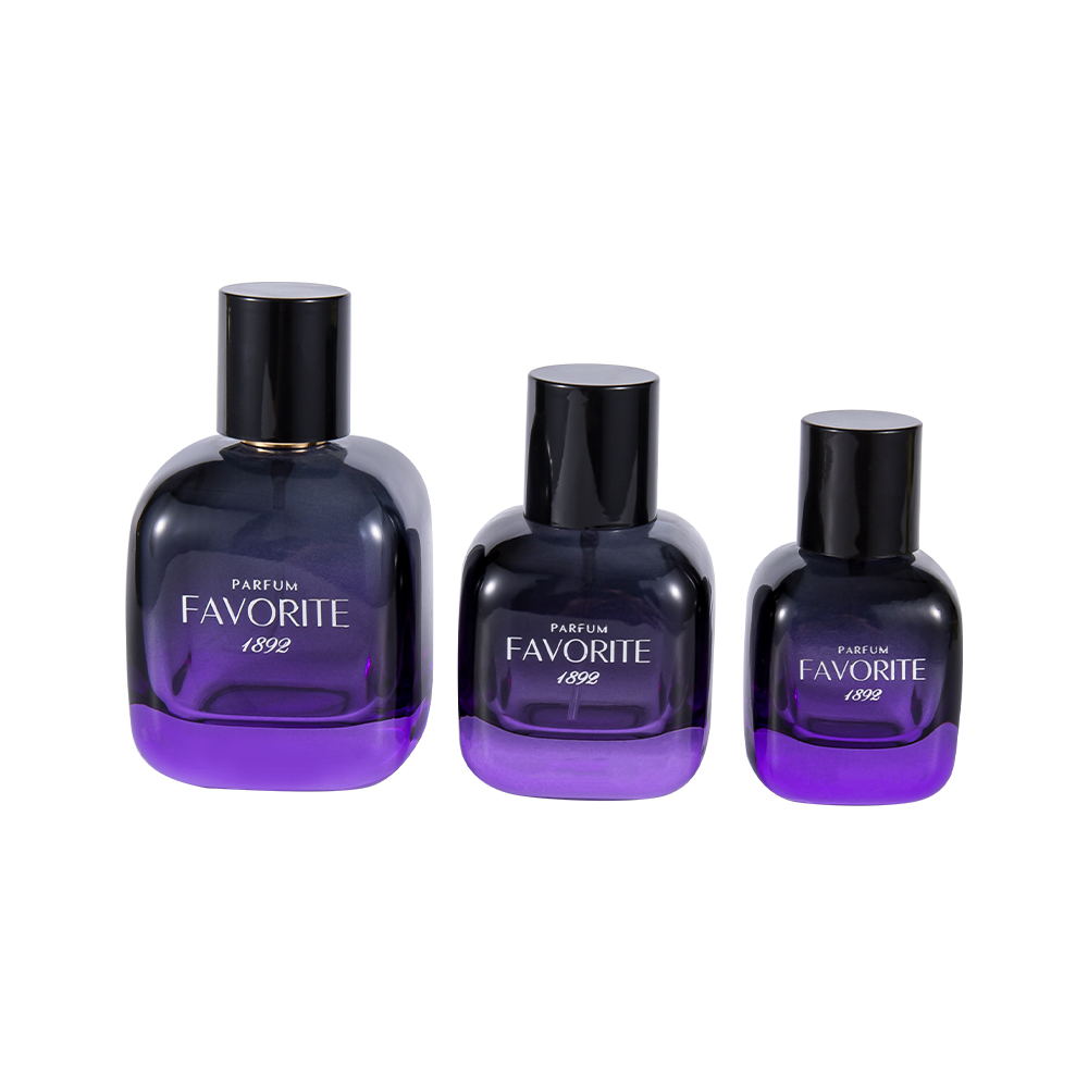 GC4870-WJ2531 Flacon de parfum din sticlă decorativă de 100 ml cu capac din PP, serie cu capacități multiple